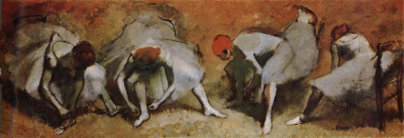 Edgar Degas A picture of Russian dance